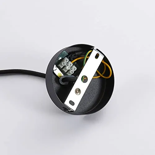 Lindby Suspension 'Leya' à intensité variable (Moderne) en Noir en Métal e. a. pour Salon & Salle à manger (1 lampe,à E27) | Suspension Luminaire, Lampe Plafond, Luminaire Plafonnier, Lampe Suspendue