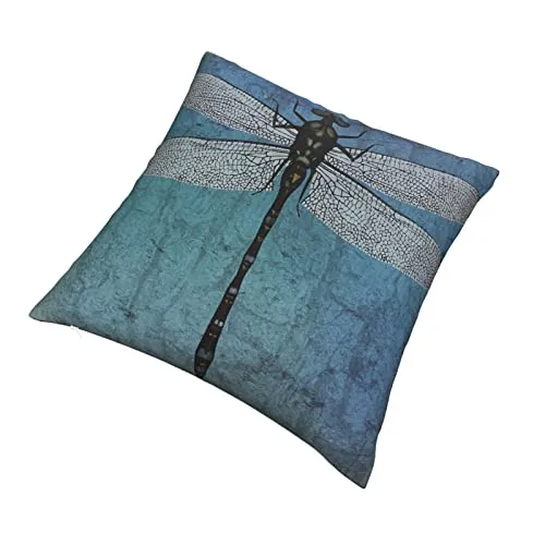 Housse De Coussin Libellule 437, Housse Coussin Taie d'oreiller Housses Coussin Decoratif Canapé Chaise Maison Salon Chambre Décoration, 45x45cm