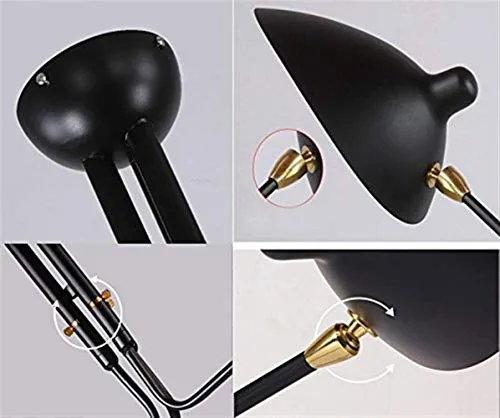 Lampe Serge Mouille Serge Mouille fer créative moderne Salon Plafond Lampes Lampes //sol/mur Lampes lampe de plafond chefs-624,6 Pll
