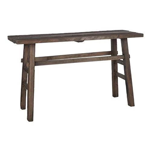 Paris Prix - Console en Bois Janko 140cm Marron