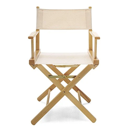 Fauteuil de metteur en scène, Couleur Naturel avec Tissu ecrù - Regista P