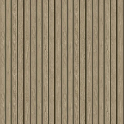 Holden Decor Papier Peint À Lattes De Bois Chêne Clair Holden 13132 - Marron