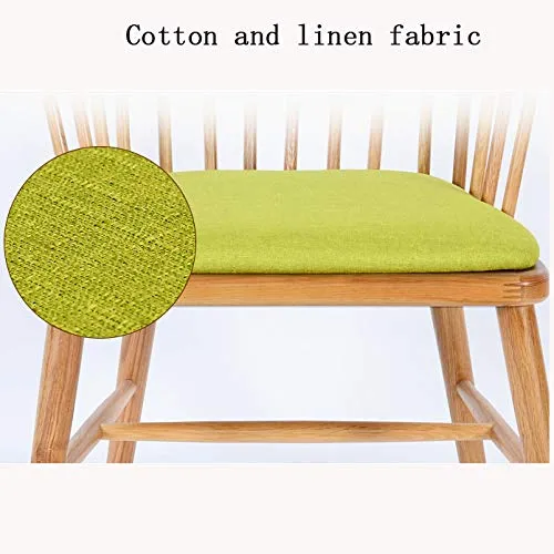 Tabourets de bar Chaise en Bois Massif, Tissu Coton/Polyuréthane, Éponge Haute Densité, Dossier Élargi, Structure en Bois Massif, Structure Monobloc, Restaurant, Fauteuil Lounge À La Maison
