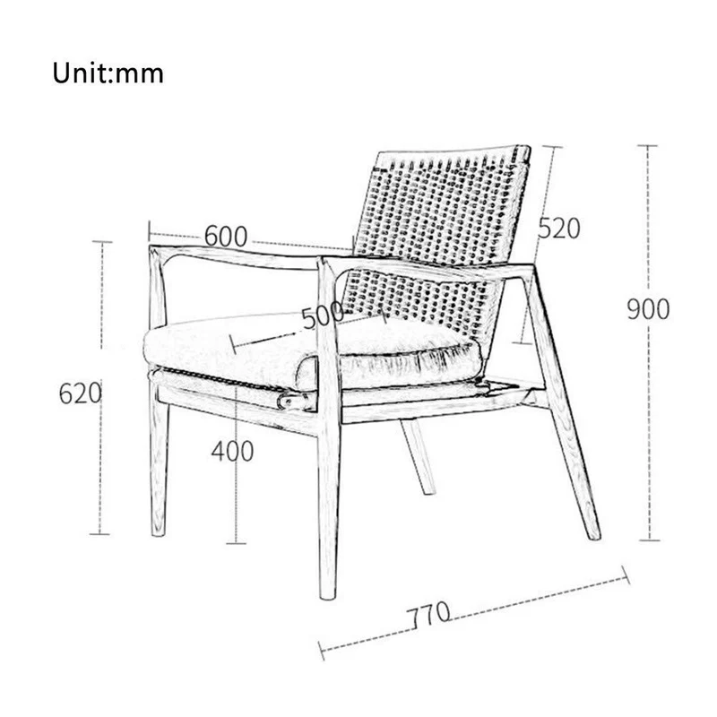 YQQ-Sofa Paresseux Chaise Longue De Balcon Chaise en Osier Chaise Longue D'extérieur Fauteuil Maison Rotin Chair Chaise De Jardin Chaise De Terrasse 60x77x90cm