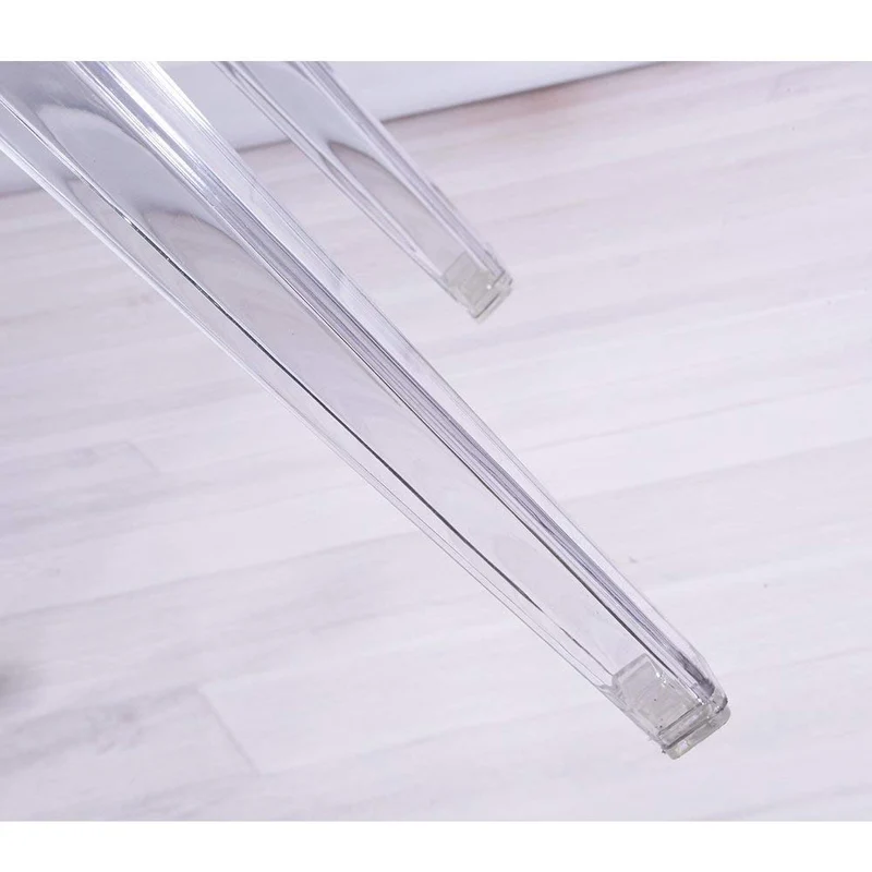 Lot de 4 Clair chaises Inspiré Ghost Victoria Salle à Manger Transparent Moderne