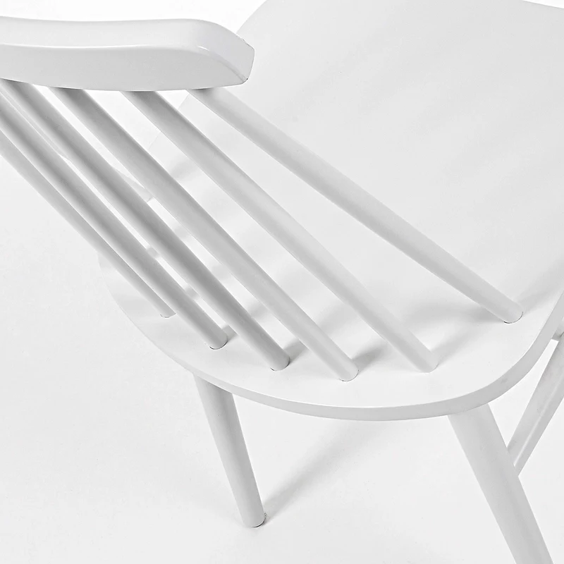 Kave Home - Chaise Tressia en Bois Massif de Caoutchouc