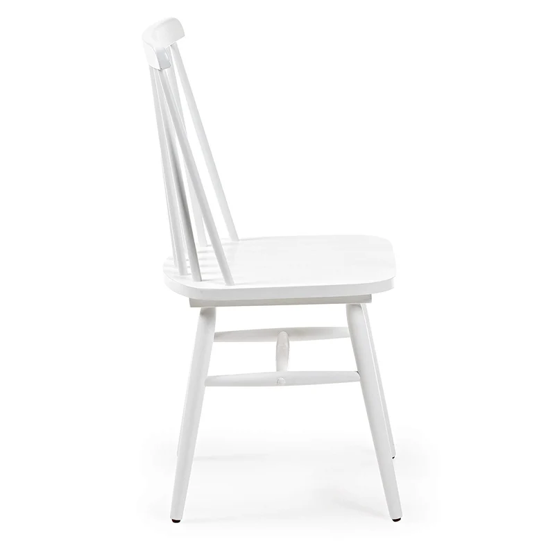 Kave Home - Chaise Tressia en Bois Massif de Caoutchouc