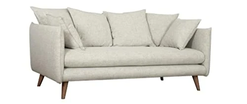 Miliboo Canapé scandinave 3 Places Beige Olympia