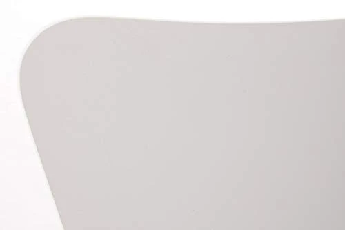 Chaise Empilable Calisto en Bois - Assise Ergonomique - Chaise de Salle d'Attente en Bois Chaise, Hauteur Assise 45 cm -Couleurs au Choix:, Couleur:Blanc