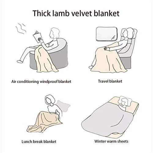 YYOBK Lit Lit Couvertures Couverture Lancers Voyage Nap Couverture Couverture Car Couch Couverture Couverture Genou Draps Hiver Quilts Canapé Blanket Home Décor Couvertures Croix-Gris 150 * 200cm