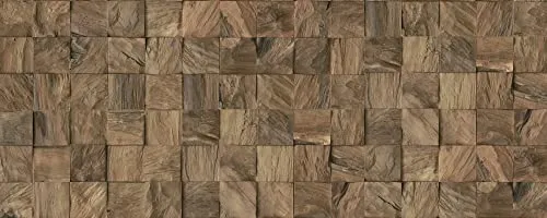 HOMN LIVING Tête de lit Mauro 200 cm, Imitation Bois, MDF avec imprimé réaliste, 200 cm (Largeur) 0,5 cm (Profondeur) 60 cm (Hauteur)