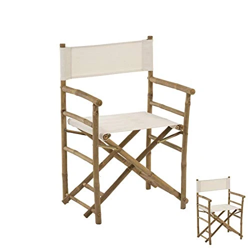 Duo de Chaises Pliables en Bambou - LIAVO - L 58 x l 44 x H 88 - Neuf
