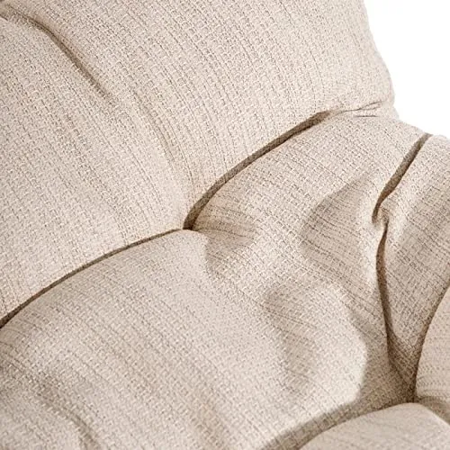 Fauteuil Naturel avec Coussin Fibres - FYSIKES - L 76 x l 76 x H 87 - Neuf