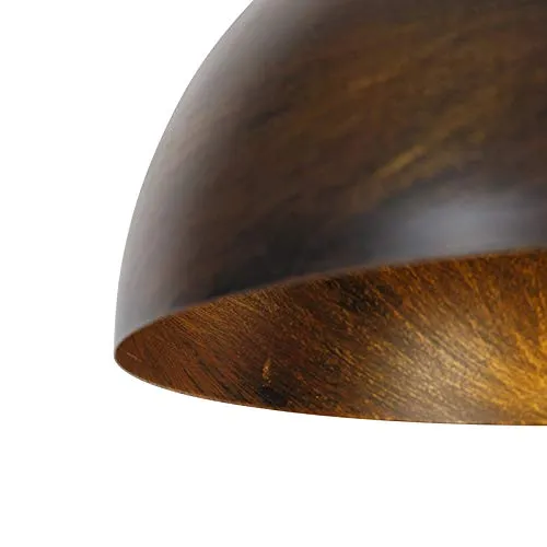 QAZQA magna licht88 - Suspension Rustique - 1 lumière - Ø 340 mm - Brun rouille - Industriel,Rustique - Éclairage intérieur - Salon I Chambre I Cuisine I Salle à manger