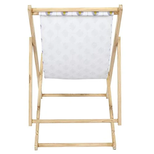 AltoBuy MILIM - Lot de 2 Chiliennes Tissu Motif Géométrique