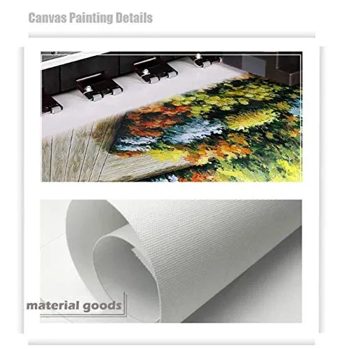 QIAOB Art Mural, Impression d'affiches sur Toile d'art de Feuille de Palmier Tropical, Photographie d'arbre de Palmier Tropical Peinture Photo Noir et Blanc décor à la Maison 30x40cmx3 Pas de Cadre