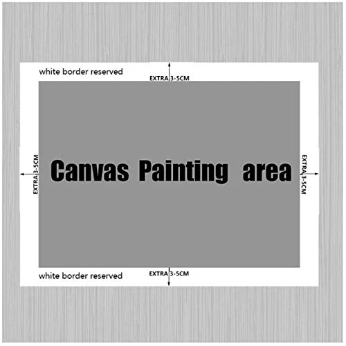 QIAOB Art Mural, Impression d'affiches sur Toile d'art de Feuille de Palmier Tropical, Photographie d'arbre de Palmier Tropical Peinture Photo Noir et Blanc décor à la Maison 30x40cmx3 Pas de Cadre