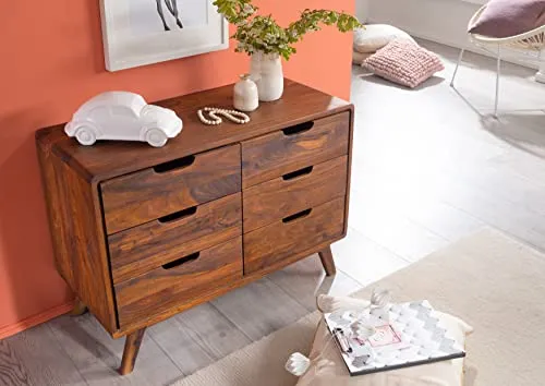 Commode - Bois Massif de Palissandre laqué (Noisette) - MALMÖ 2#105