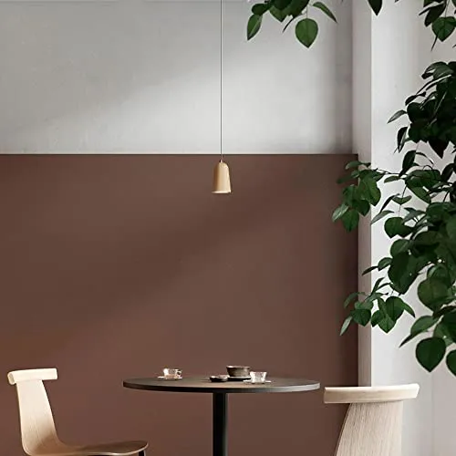 TTBDDDYH Lampe à Suspension en Bois à 1 lumière, Suspension en Bois Moderne, Lampe à Suspension cylindrique GU10, Lustre de Ferme Vintage, réglable pour l'éclairage de l'entrée du Hall d'entrée