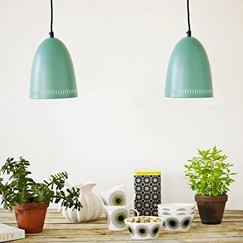 MINI DYNAMO-Suspension Métal Ø16cm bleu denim mat Super Living