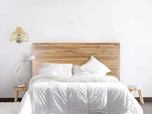 Vente-unique - Tête de lit HERKI - 170 cm - Teck - Coloris : Naturel