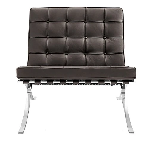Chaise Furnwise Barcelona – Cuir pleine fleur inspiré par Mies van der Rohe.