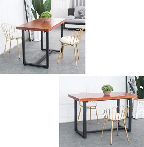 M. Wang Tabourets Tabourets De Bar Chaise Repose-Pieds Dossier Chaises De Cuisine | Pub | Tabourets Café Tabouret De Bar Siège Ergonomique. Charge 200 Kg en Métal Doré Hauteur De L'assise: 65cm