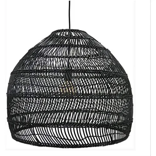 Chambre Suspensions Lampe,Lustres Salon,Luminaire Pendante Salle À Manger,Éclairage De Plafond Bureau,Lampe Rotin De Luxe Moderne Simple Lumière D40Cm Blanc