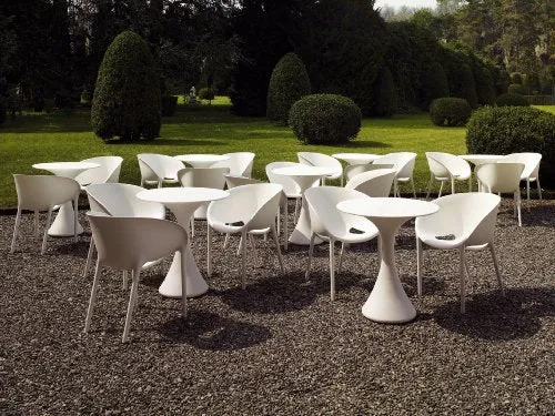 Lot de 4 fauteuils Driade Soft Egg de Philippe Starck