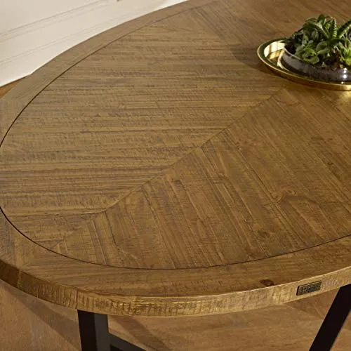 Robin des bois - Grande Table Repas Ovale Bois et métal, Jackson