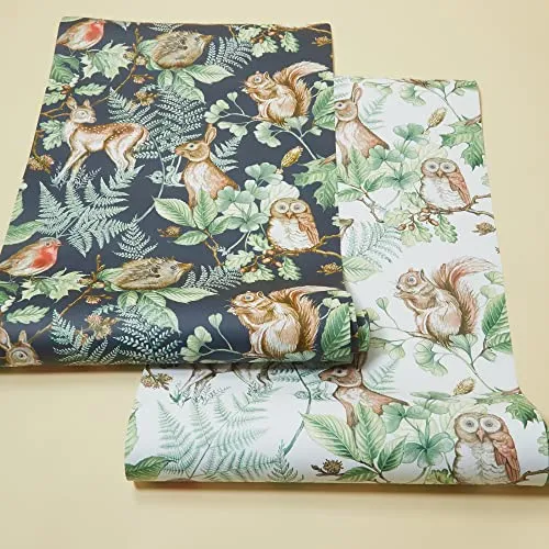 Superfresco Easy 108568 Woodland Animals Navy Papier peint
