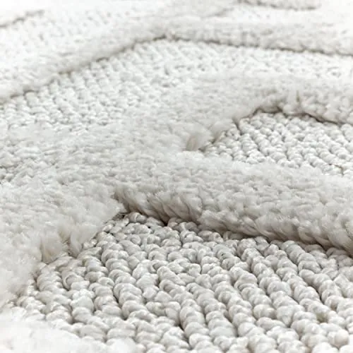 Pisa - MUDA - Tapis Berbère à Relief - Crème 200 x 290 cm