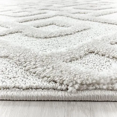 Pisa - MUDA - Tapis Berbère à Relief - Crème 200 x 290 cm