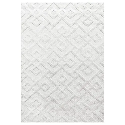 Pisa - MUDA - Tapis Berbère à Relief - Crème 200 x 290 cm