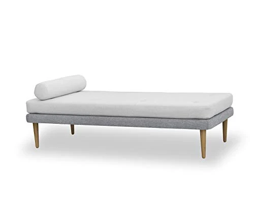 Marque Amazon - Movian Afsan - Lit de jour, 188 x 85 x 60 cm, Gris foncé/gris clair