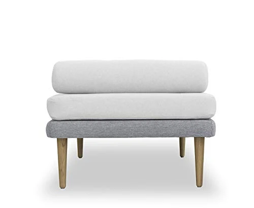 Marque Amazon - Movian Afsan - Lit de jour, 188 x 85 x 60 cm, Gris foncé/gris clair