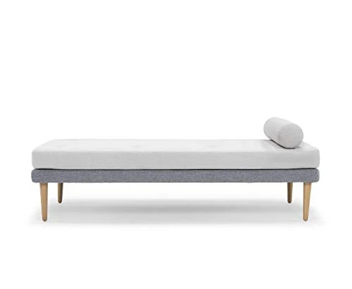 Marque Amazon - Movian Afsan - Lit de jour, 188 x 85 x 60 cm, Gris foncé/gris clair