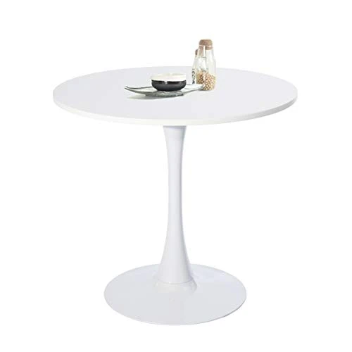 FURNITURE-R France Table à Manger Ronde Design en Bois, 80 * 75cm