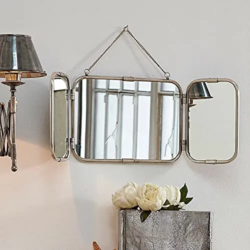 Loberon Miroir Kacey - Laiton, Verre de Miroir - H/L/P env. 29/79 / 1.5 cm