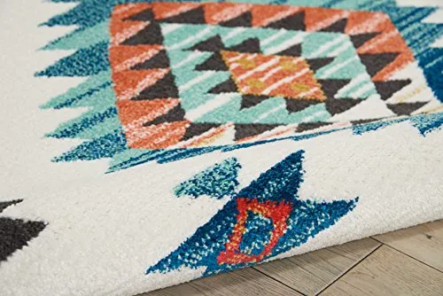 Marque Amazon - Movian Matevir Tapis rectangulaire, 292,1 x 200,7 cm (longueur x largeur), Motif formes géométriques