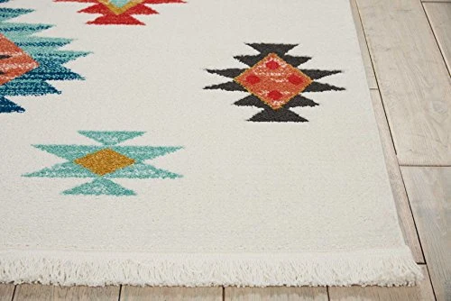 Marque Amazon - Movian Matevir Tapis rectangulaire, 292,1 x 200,7 cm (longueur x largeur), Motif formes géométriques