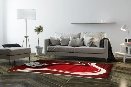 RugVista, Xenia, Fait à la Machine, Tapis, Moderne, Longue Pile, ∅ 200 cm, Rond, Oeko-Tex Standard 100, Polypropylene, Couloir, Chambre, Cuisine, Salon, Beige/Bleu