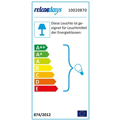 Relaxdays Lampe à suspensions style industriel Shabby luminaire de plafond métal diamètre 40,5 cm LED , noir