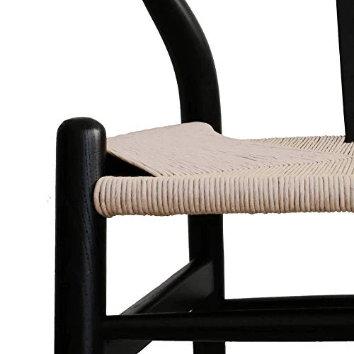 Ventemeublesonline Chaise WISHGREY Black