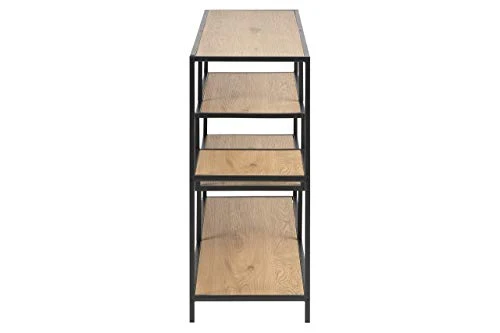 Marque Amazon - Movian Martin - Bibliothèque, 35 x 114 x 78 cm (longueur x largeur x hauteur), Finition chêne