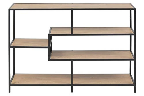 Marque Amazon - Movian Martin - Bibliothèque, 35 x 114 x 78 cm (longueur x largeur x hauteur), Finition chêne