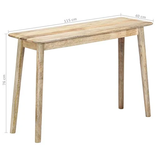 Festnight Table Console Classique Table d'Appoint en Bois 115x40x76 cm