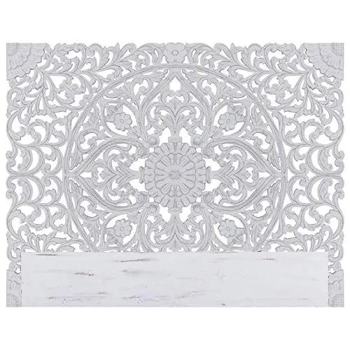 Paris Prix - Tête De Lit en Bois grisy 180cm Blanc