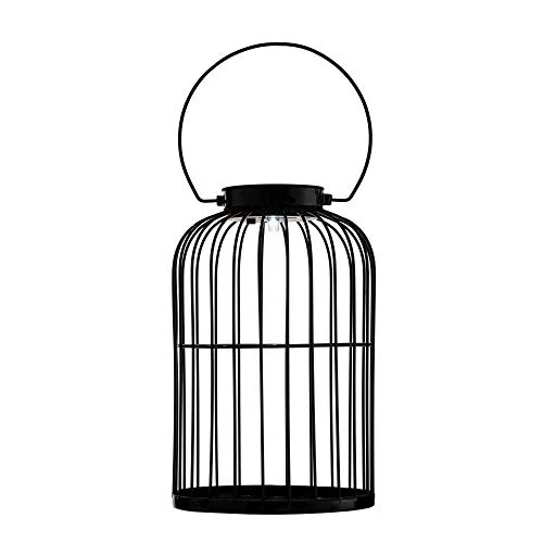 Pauleen 48062 Sunshine Melody Lanterne Solaire Noire d'extérieur-pour balcons ou Jardins, Métal, 0.006 W