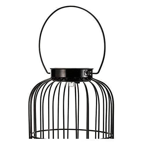 Pauleen 48062 Sunshine Melody Lanterne Solaire Noire d'extérieur-pour balcons ou Jardins, Métal, 0.006 W
